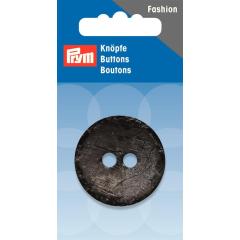 Knopf Kokos rund anthrazit Ø 34 mm - Prym (Ausverkauf)