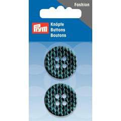 Knopf Strick petrol Ø 25 mm - Prym (Ausverkauf)