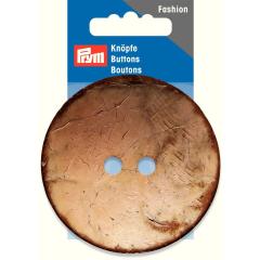Knopf Kokos rund beige Ø 70 mm - Prym (Ausverkauf)