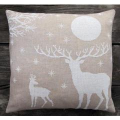 Kissen Hirsch - Haandarbejdets Fremme (Stickpackung)