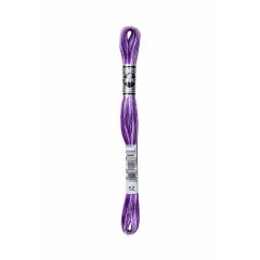 DMC Vierfachgarn Stärke 25 - 52 violett multicolor