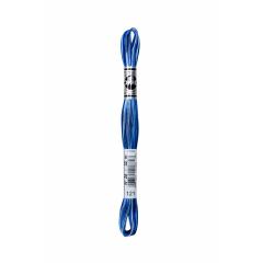 DMC Vierfachgarn Stärke 25 - 121 Delfter blau multicolor