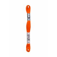 DMC Vierfachgarn Stärke 25 - 946 orange mittel