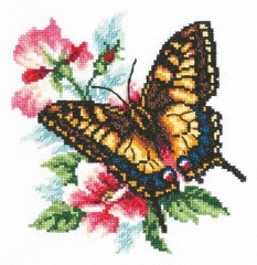 Magic Needle - Stickbild Swallowtail Butterfly
