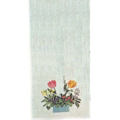 Fremme Stickpackung - Läufer Frühlingsblumen