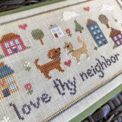 Stickvorlage Sweet Wing Studio - Love Thy Neighbor