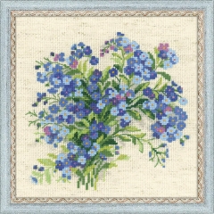 Stickpackung Riolis - Forget Me Nots 20x20 cm