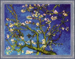 Stickpackung Riolis - Almond Blossom after V. van Goghs Painting 40x30 cm