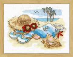 Riolis Stickpackung - Holiday by the Sea 24x18 cm