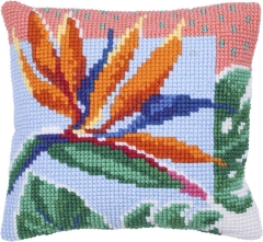 Stickpackung Needleart World - Kreuzstichkissen Birds of Paradise