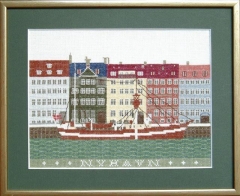 Fremme Stickpackung - Nyhavn Kopenhagen 16x22 cm