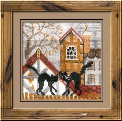 Riolis - Stickbild City & Cats Autumn