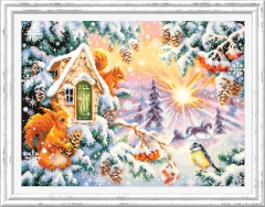 Magic Needle - Stickbild Winter Morning