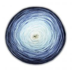 Woolly Hugs Bobbel Cotton - blau-weiß (03)