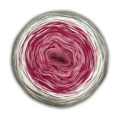 Woolly Hugs Bobbel Cotton - rot-grau (20)