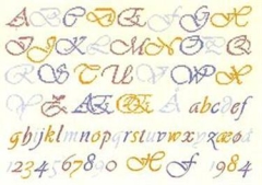Fremme Stickpackung - Vivaldi-Alphabet