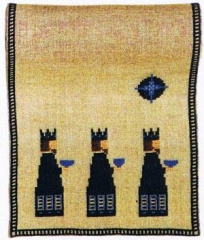 Fremme Stickpackung - Läufer Heilige drei Könige 90x30 cm