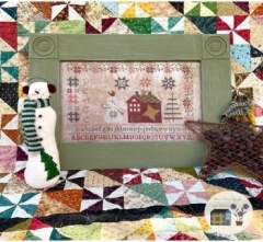 Stickvorlage Pansy Patch Quilts & Stitchery - Peace Winter At Pansy Patch Manor