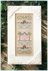 Stickvorlage Country Cottage Needleworks - Sampler Of The Month - August