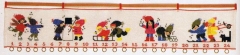 Stickpackung Haandarbejdets Fremme - Adventskalender 16x94 cm