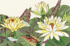 Stickpackung Bothy Threads - Water Lily Blooms 36 x 24 cm
