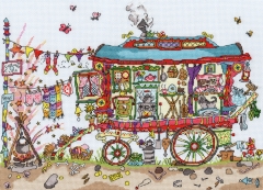 Bothy Threads - Cut Thru´ Gypsy Wagon 36 x 26 cm