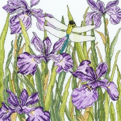 Bothy Threads - Iris Garden 25 x 25 cm