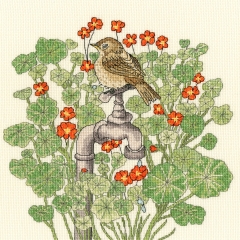 Stickpackung Bothy Threads - Nasturtium Garden 25 x 25 cm