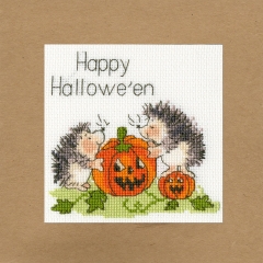 Bothy Threads Stickpackung - Greeting Card - Jack O Lantern