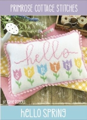 Stickvorlage Primrose Cottage Stitches - Hello Spring