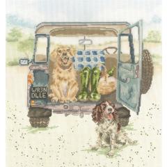 Bothy Threads - Paws For A Picnic 31x33 cm