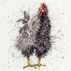 Bothy Threads Stickpackung - Curious Hen 26x26 cm