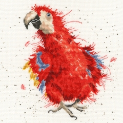 Bothy Threads Stickpackung - Parrot On Parade 26x26 cm