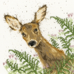 Bothy Threads - Doe A Deer 26 x 26 cm