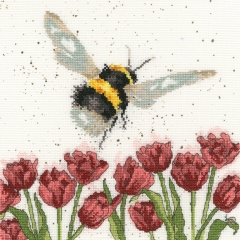 Bothy Threads Stickpackung - Flight Of The Bumblebee 26x26 cm