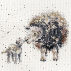 Bothy Threads Stickpackung - Ewe And Me 26x26 cm