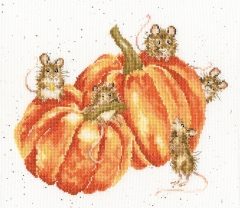 Stickpackung Bothy Threads - Pumpkin, Spice And All Things Mice 30 x 26 cm