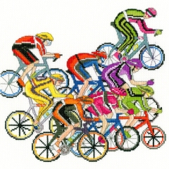Bothy Threads - Cycling Fun 26x26 cm