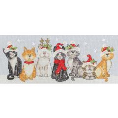 Bothy Threads Stickpackung - Festive Felines