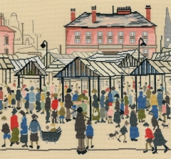 Bothy Threads LS Lowry - Market Scene