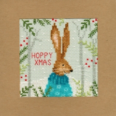 Bothy Threads Stickpackung - Christmas Card - Xmas Hare