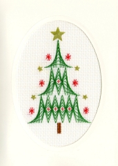 Bothy Threads Stickpackung - Christmas Card - Christmas Tree