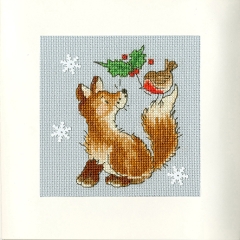 Stickpackung Bothy Threads - Christmas Card Christmas Friends