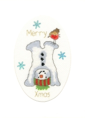 Bothy Threads Stickpackung - Christmas Card - Frosty Fun