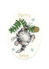 Bothy Threads - Christmas Card - Swing Into Xmas