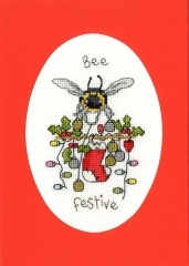 Bothy Threads - Christmas Card - Bee Festive