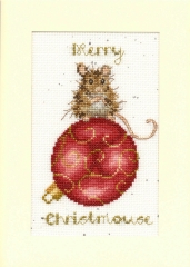 Bothy Threads Stickpackung - Christmas Card - Merry Christmouse