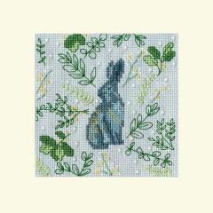 Bothy Threads - Christmas Card - Scandi Hare