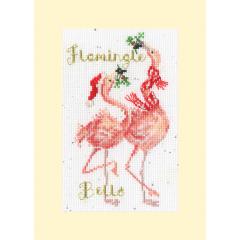 Bothy Threads Stickpackung - Christmas Card - Flamingle Bells