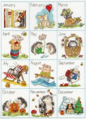 Bothy Threads Margaret Sherry - Calendar Creatures